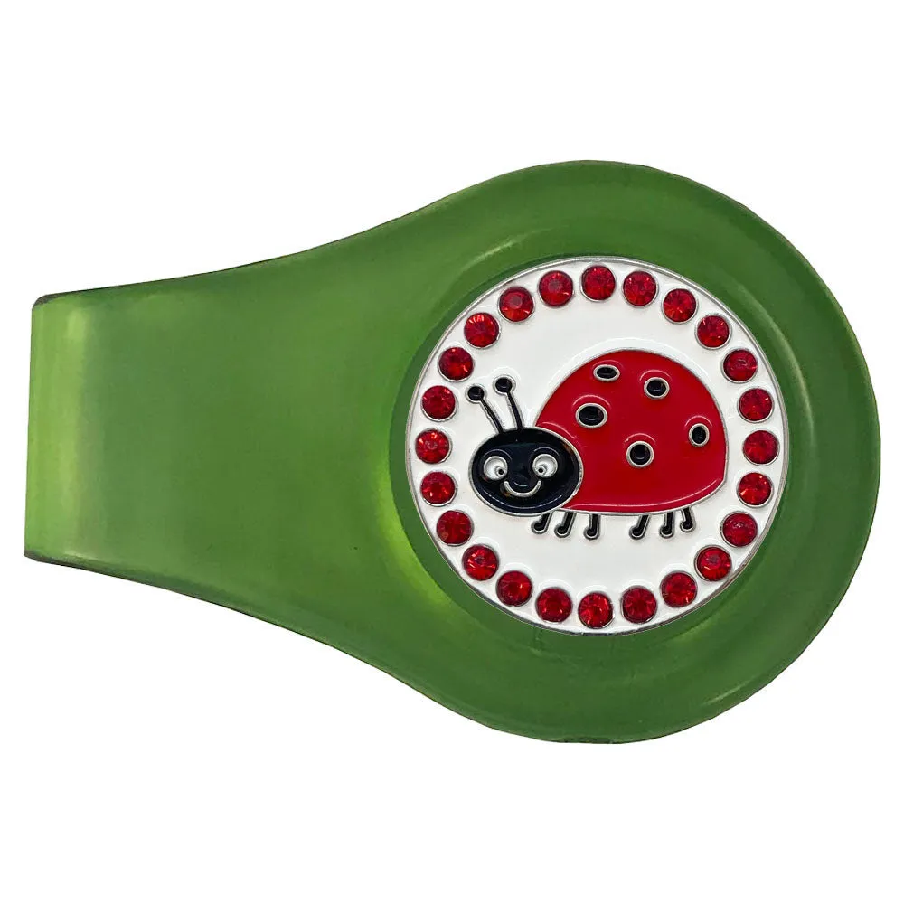 Ladybug Golf Ball Marker With Colored Clip