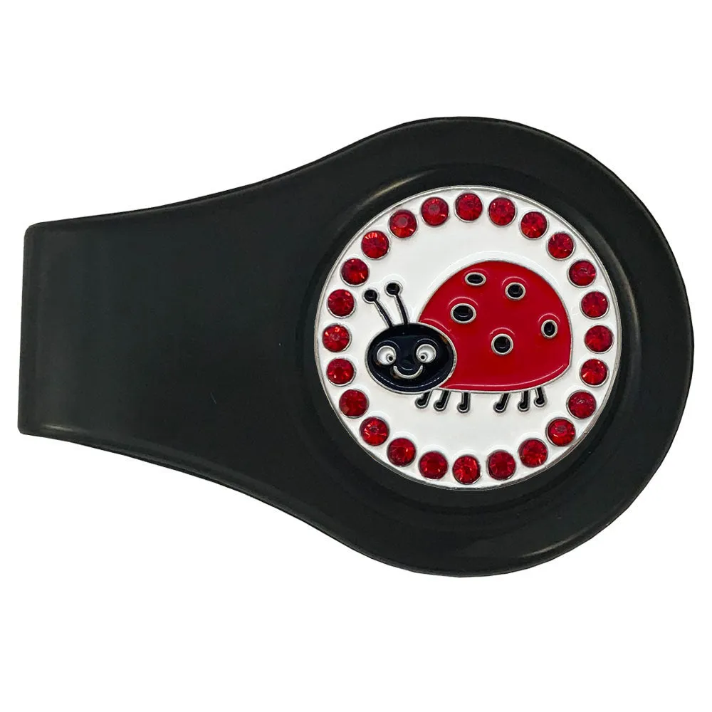 Ladybug Golf Ball Marker With Colored Clip