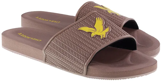 Lyle and Scott Mens Easy Slide Hutton Pink