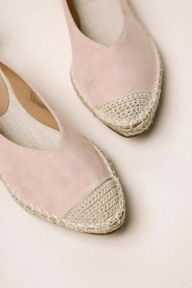 Melody Espadrilles in Blush - FINAL SALE