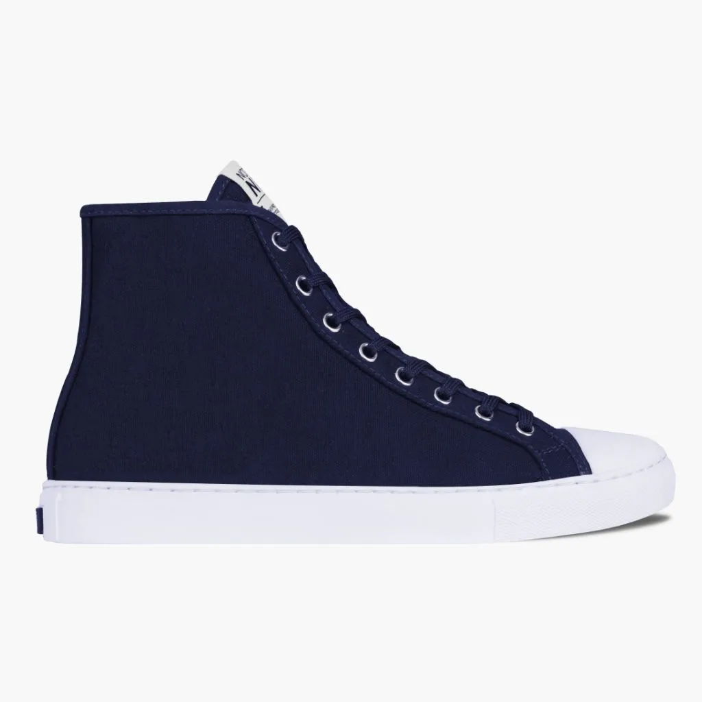 Men's Classic High Top | Navy x White