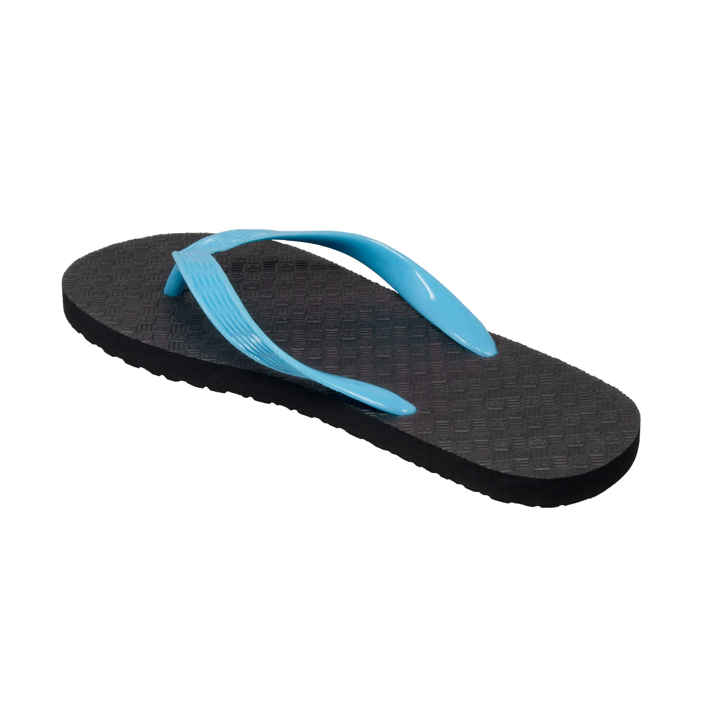 Men's Solid Aqua Strap Slippah