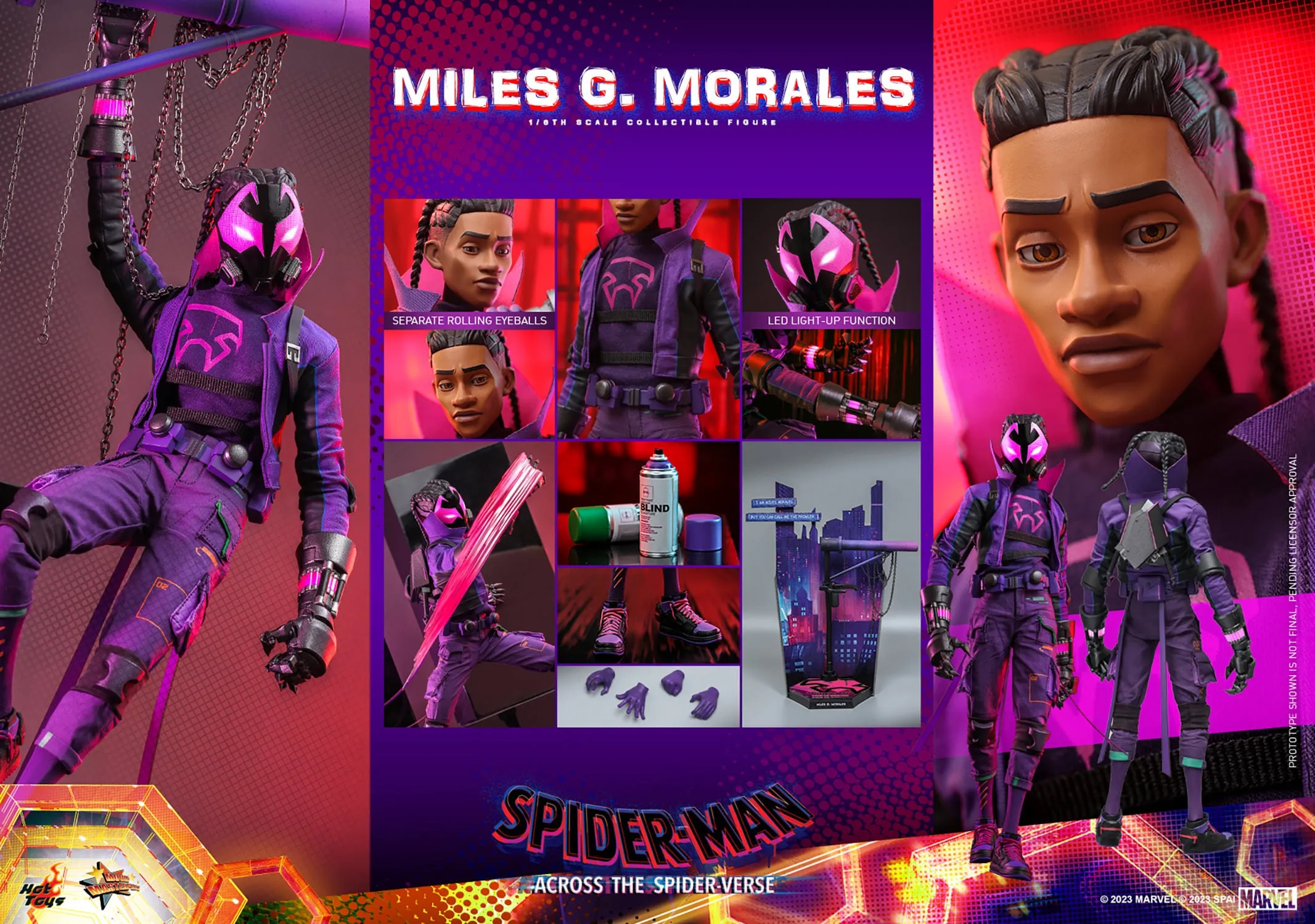 Miles G. Morales 1/6 Scale Figure by Hot Toys