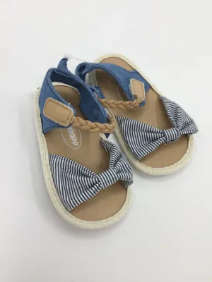 Myggpp Child Size 5 Toddler Blue Sandals/Flip Flops