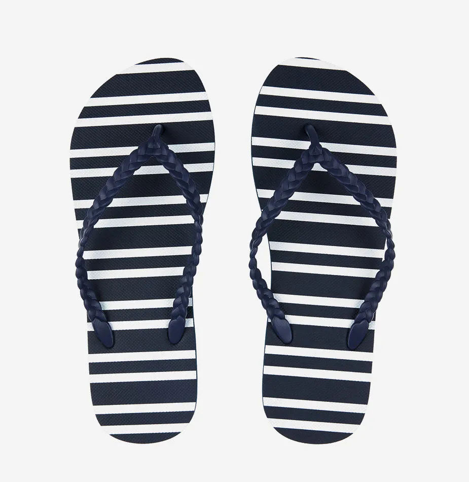 Nautical Stripe EVA Flip Flops