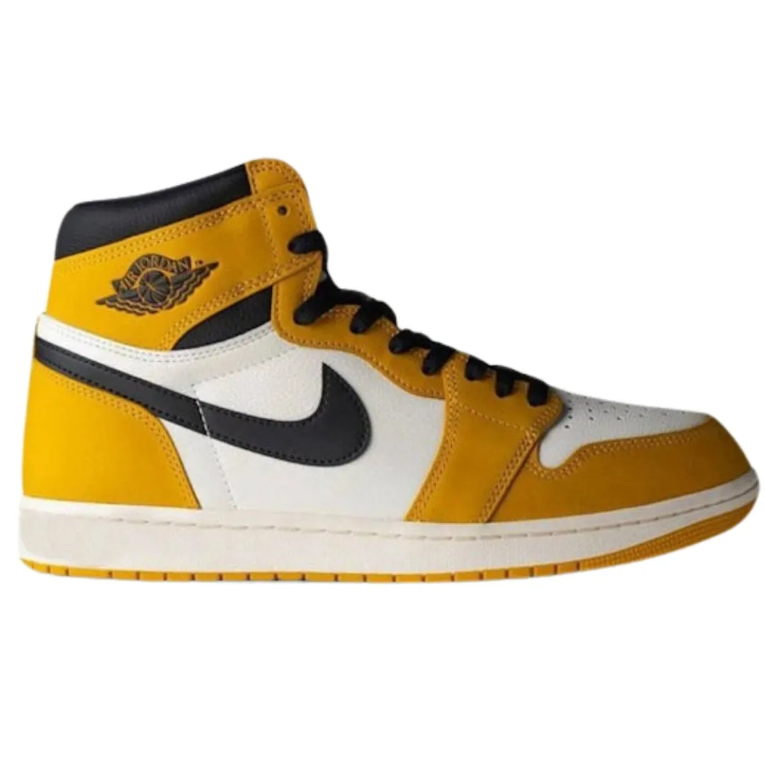 Nike Air Jordan 1 Retro High OG Yellow High Top Sneakers