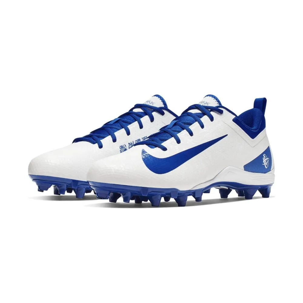 Nike Alpha Huarache 7 Varsity Low White/Royal Blue Lacrosse Cleats