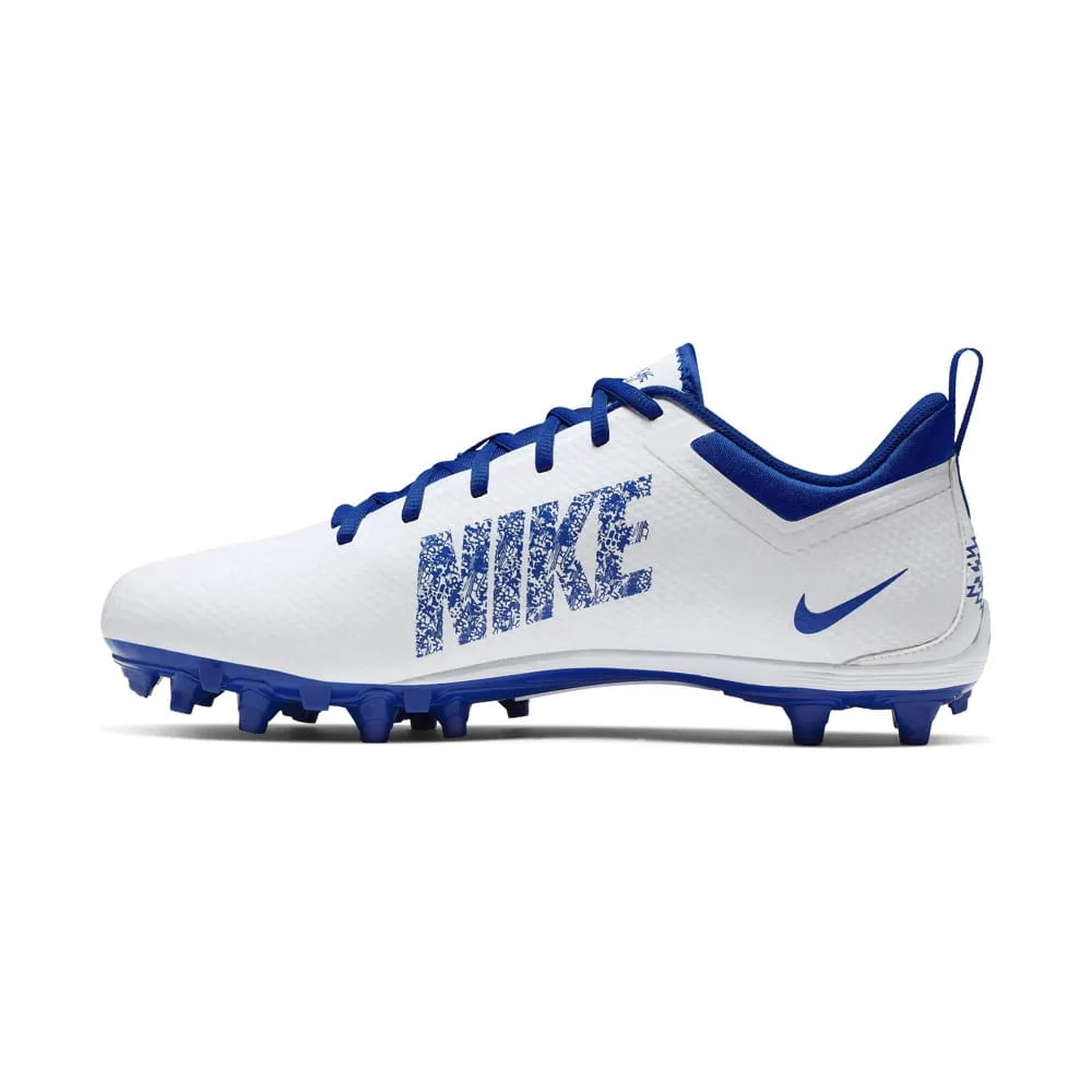 Nike Alpha Huarache 7 Varsity Low White/Royal Blue Lacrosse Cleats