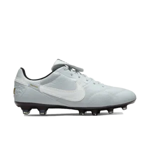 (NIKE-AT5889-011) Nike Premier 3 Firm Ground Cleats [Silver]