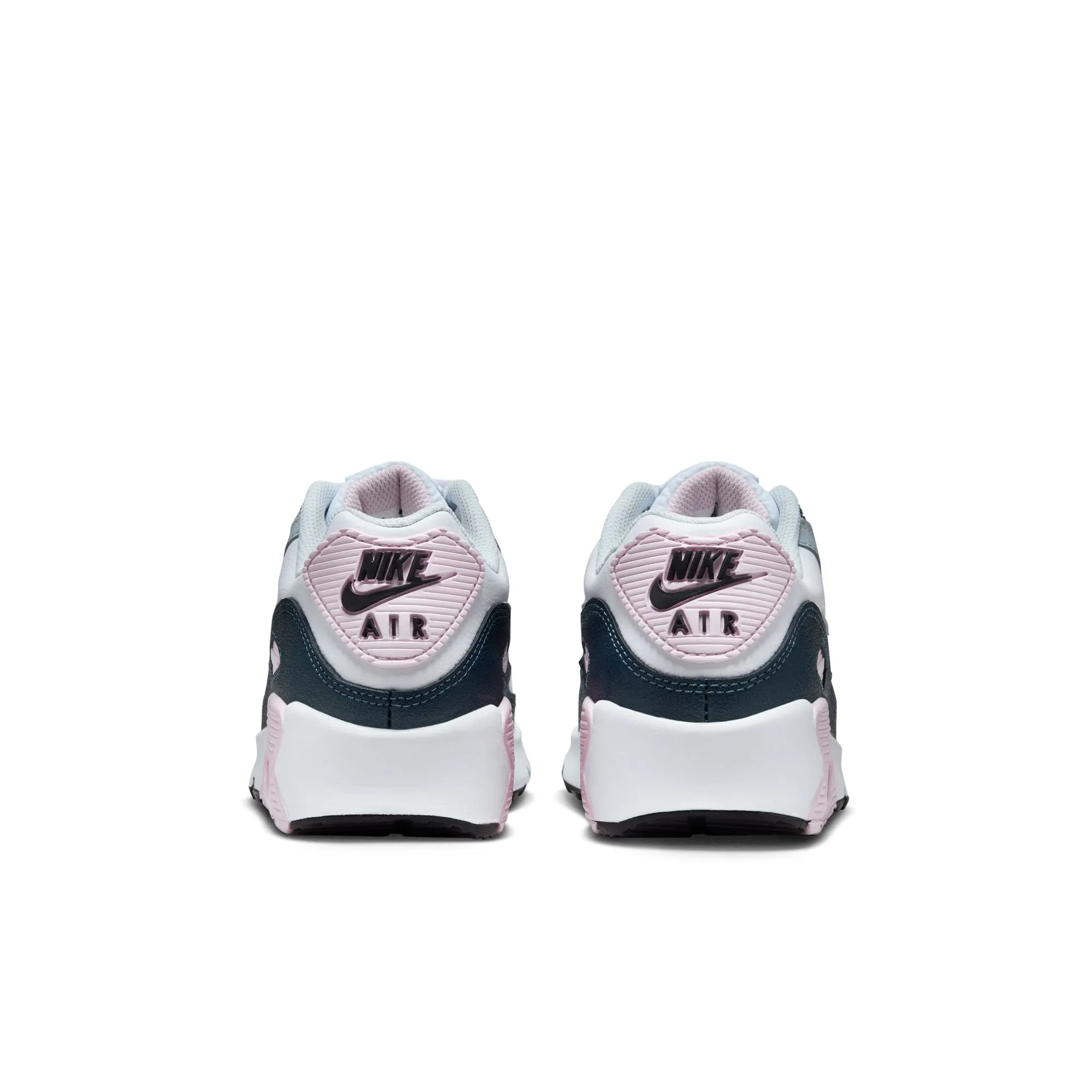 Nike - Boy - GS Air Max 90 - White/Wolf Grey/Pink Foam/Navy