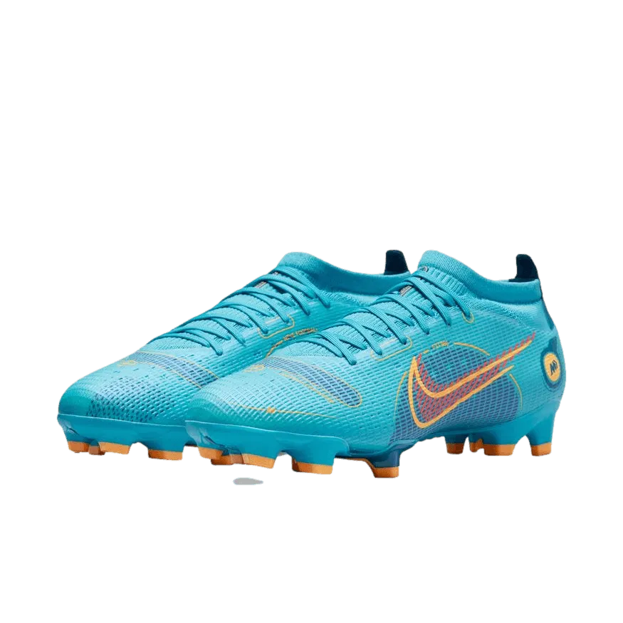 (NIKE-DJ2846-484) Nike Mercurial Vapor 14 Pro Firm Ground Cleats [Blue]