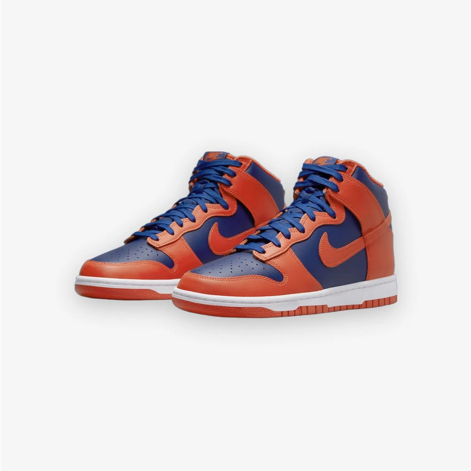 Nike Dunk Hi Retro Orange Deep Royal Blue DD1399-800