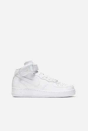 Nike Women's Air Force 1 '07 Mid - White/white