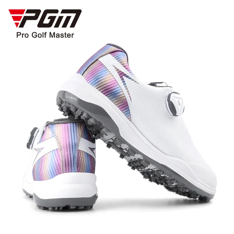 PGM XZ199 women golf shoes bulk microfiber waterproof golf shoes