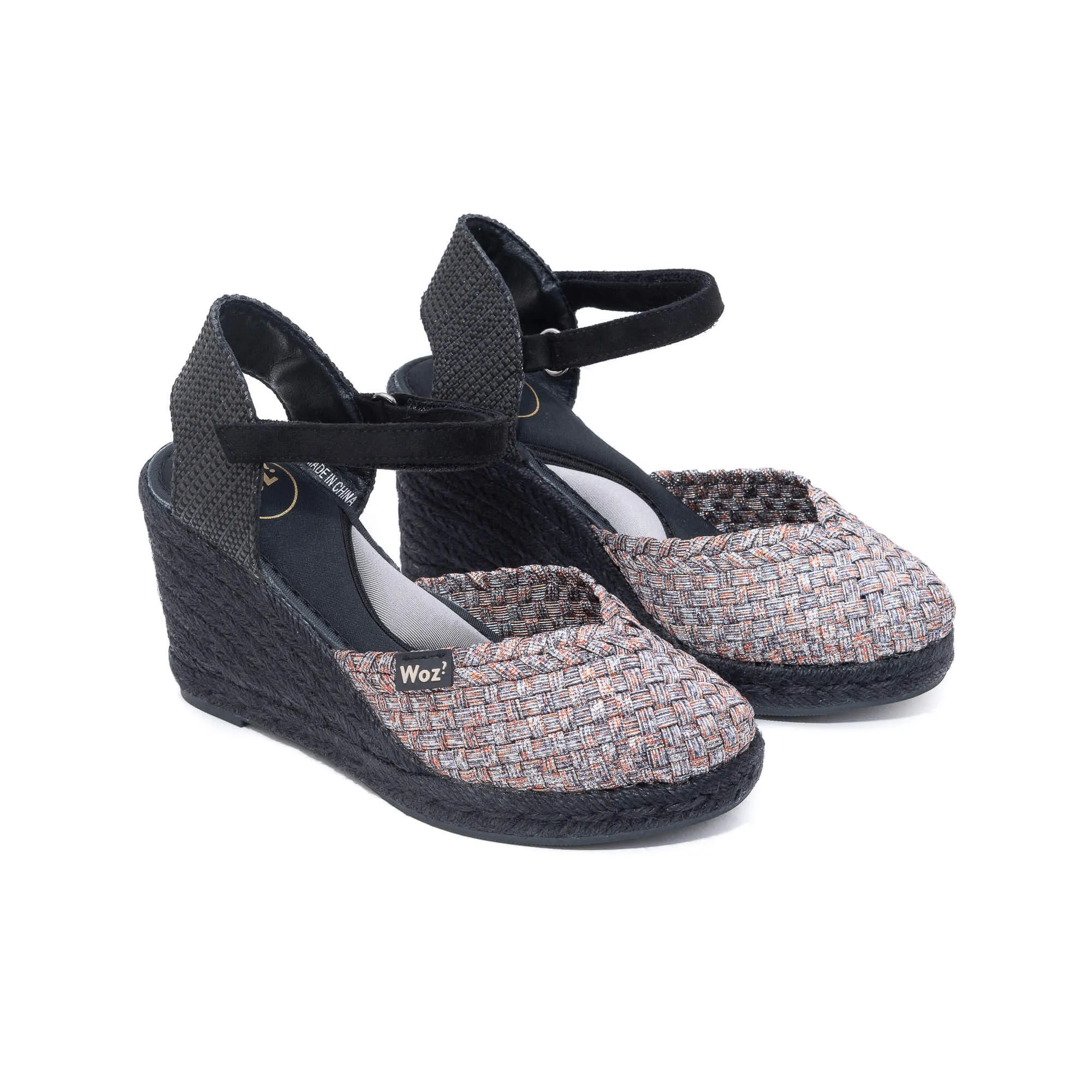 Pisa Silver & Nude Espadrille