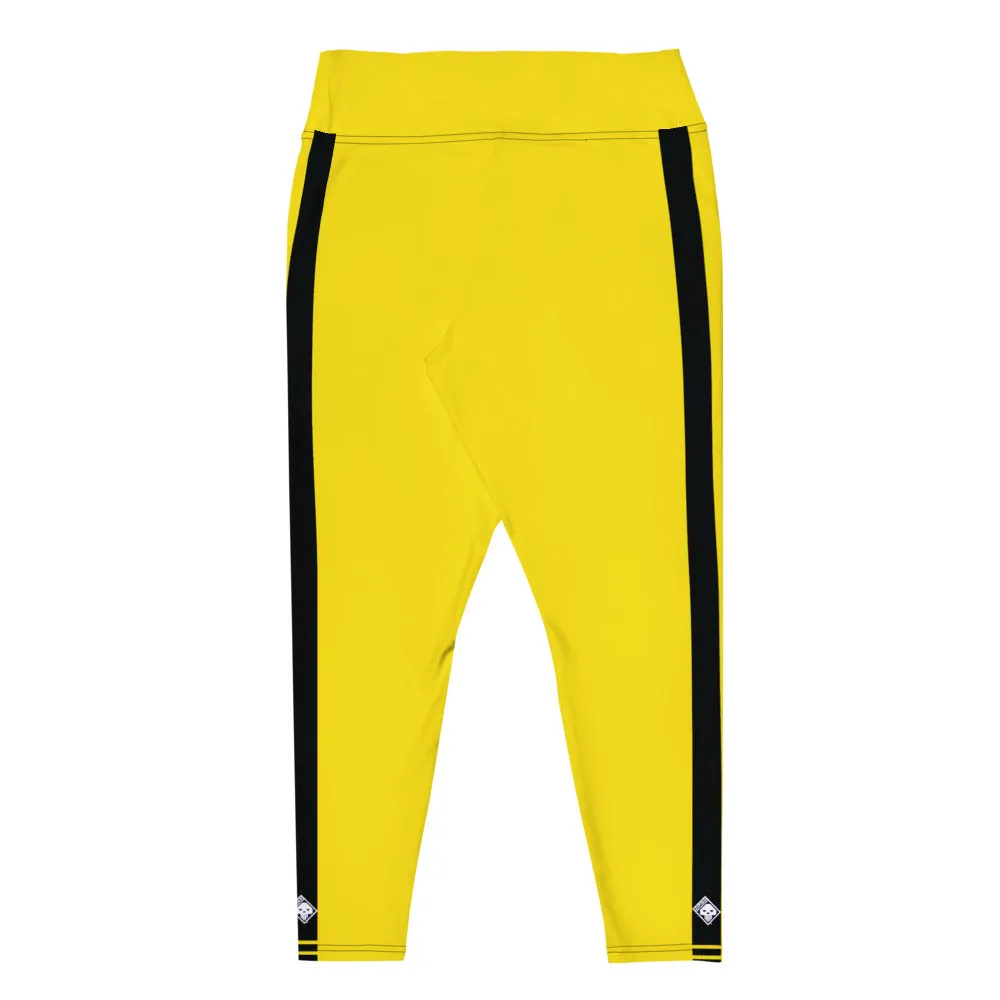 Plus Size Women's Game of Death and Kill Bill Inspired Yoga Pants: Perfect for Jiu Jitsu, Workouts, and More