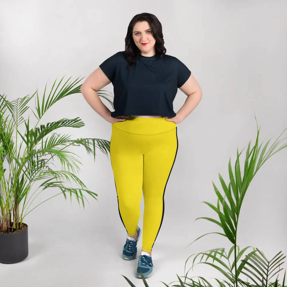 Plus Size Women's Game of Death and Kill Bill Inspired Yoga Pants: Perfect for Jiu Jitsu, Workouts, and More