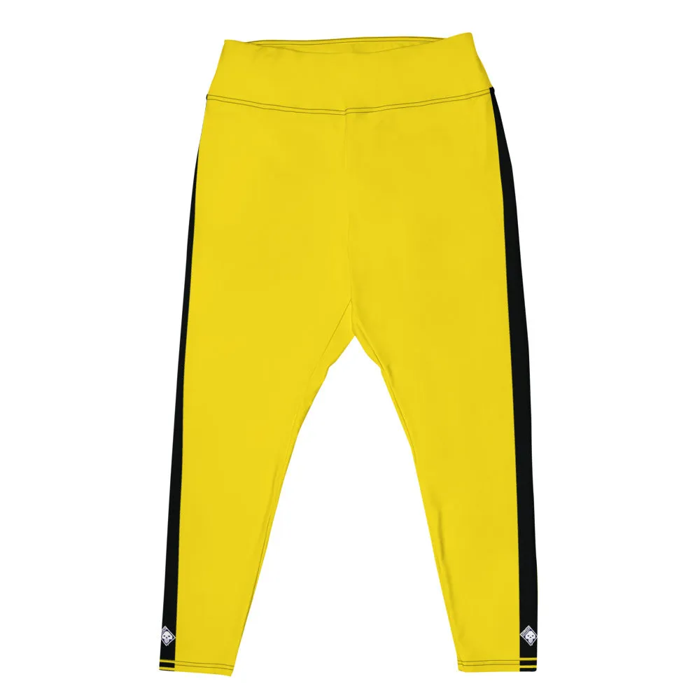 Plus Size Women's Game of Death and Kill Bill Inspired Yoga Pants: Perfect for Jiu Jitsu, Workouts, and More