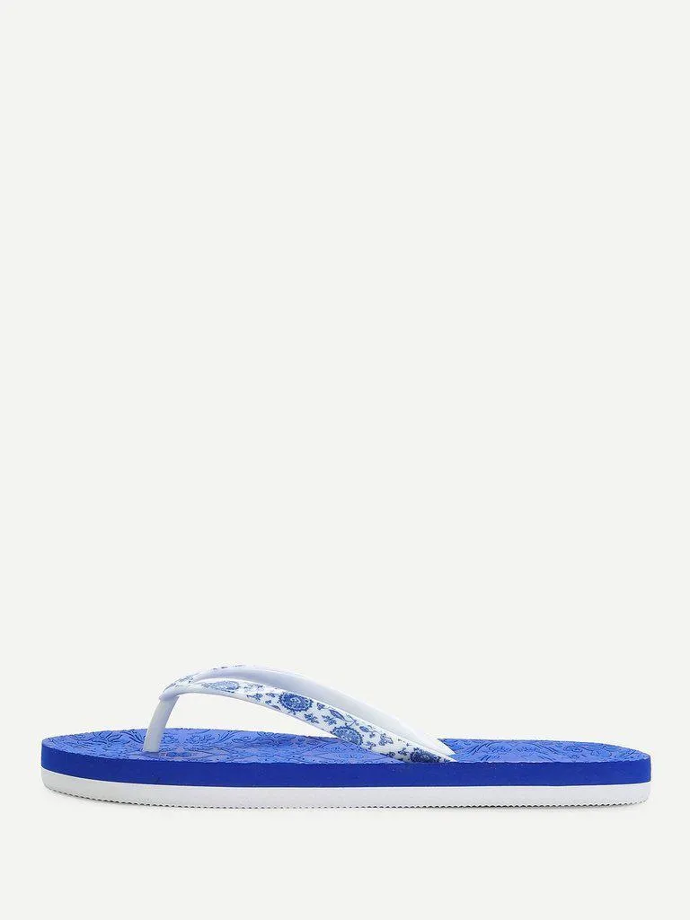 Porcelain Flip Flops