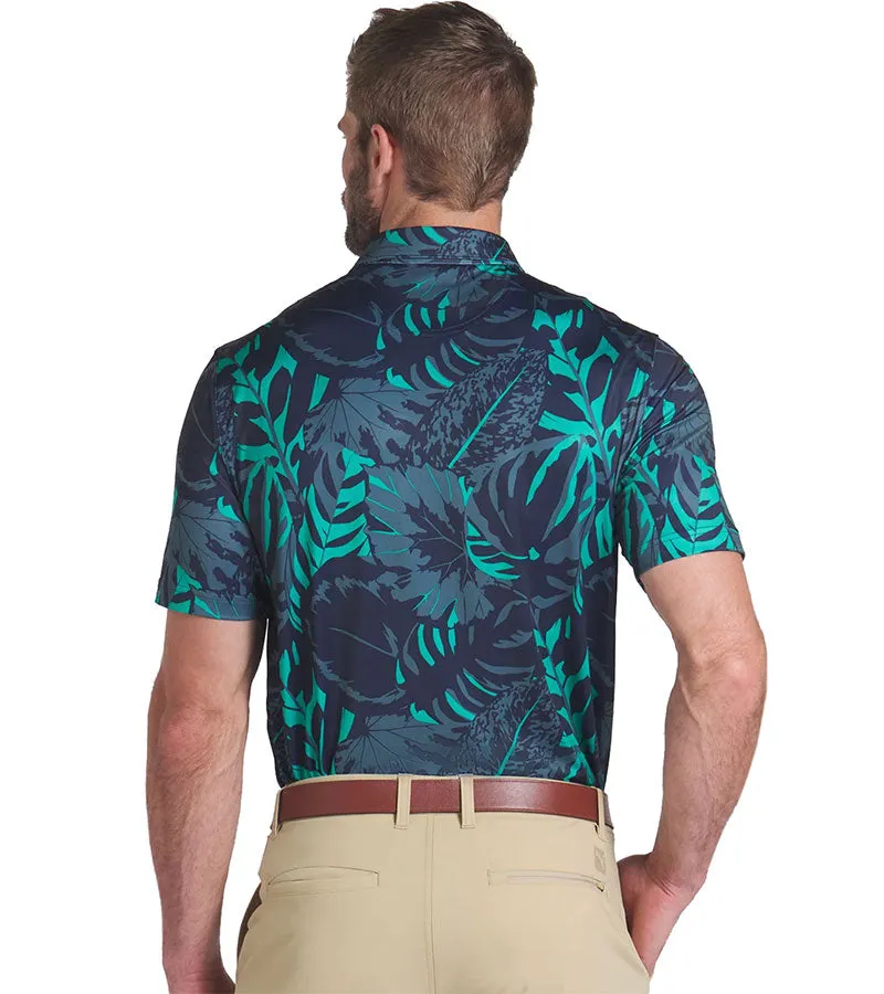 Puma Mens x PTC Palm Glitch Golf Shirt