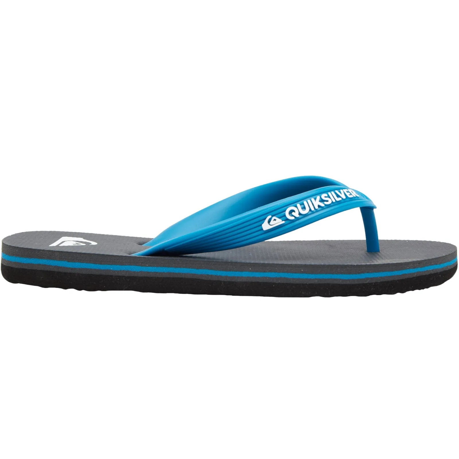 Quiksilver Kids Molokai Flip Flops - Blue/Grey