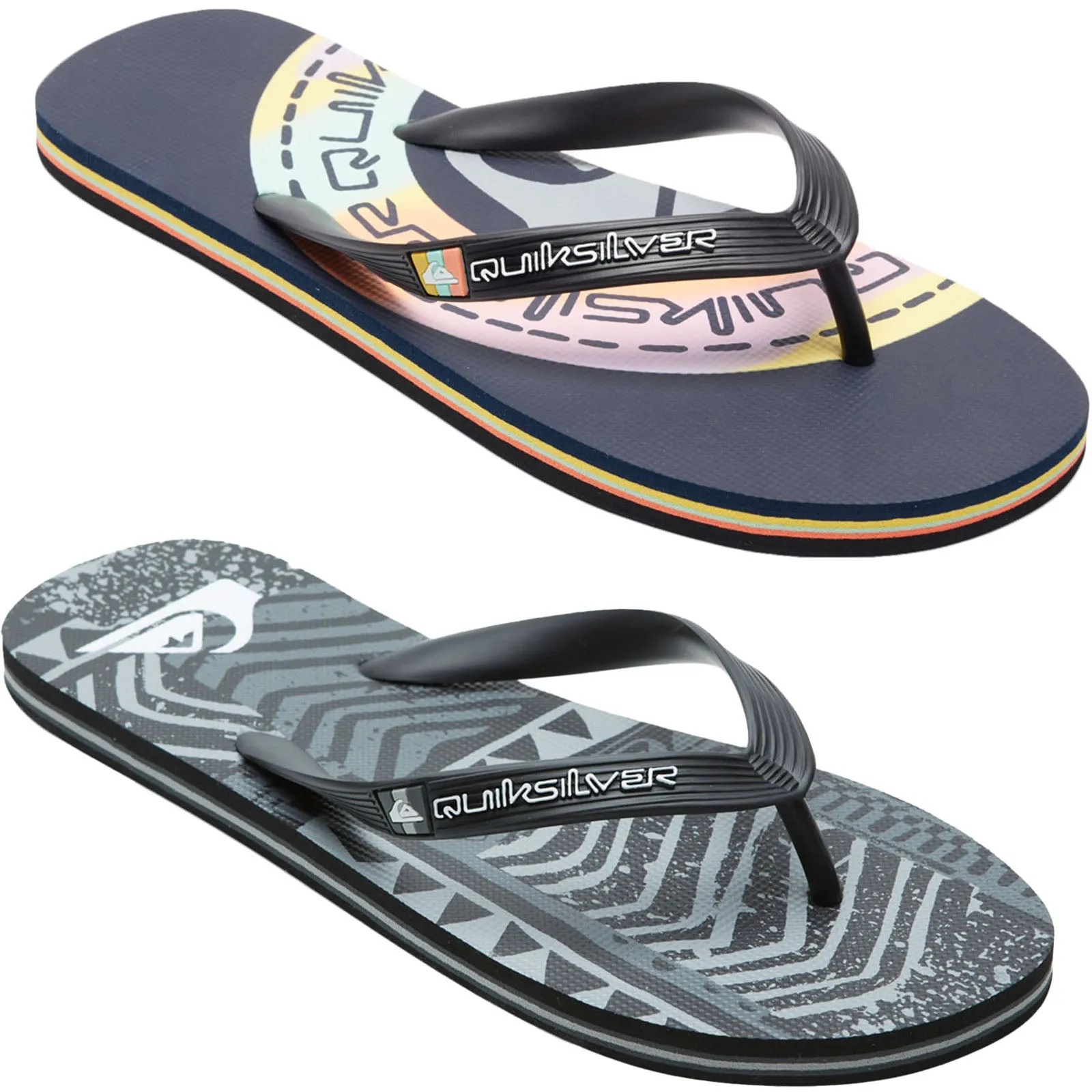 Quiksilver Mens Molokai Art Gregg Kaplan Flip Flops