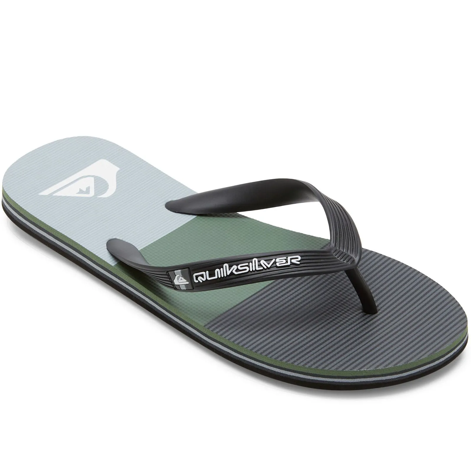 Quiksilver Mens Molokia Stripe Flip Flops