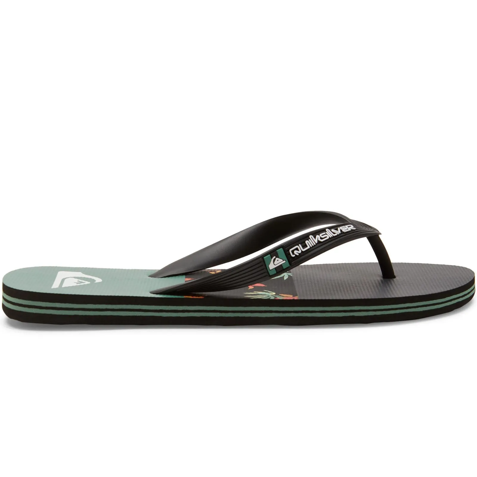 Quiksilver Mens Molokia Stripe Flip Flops