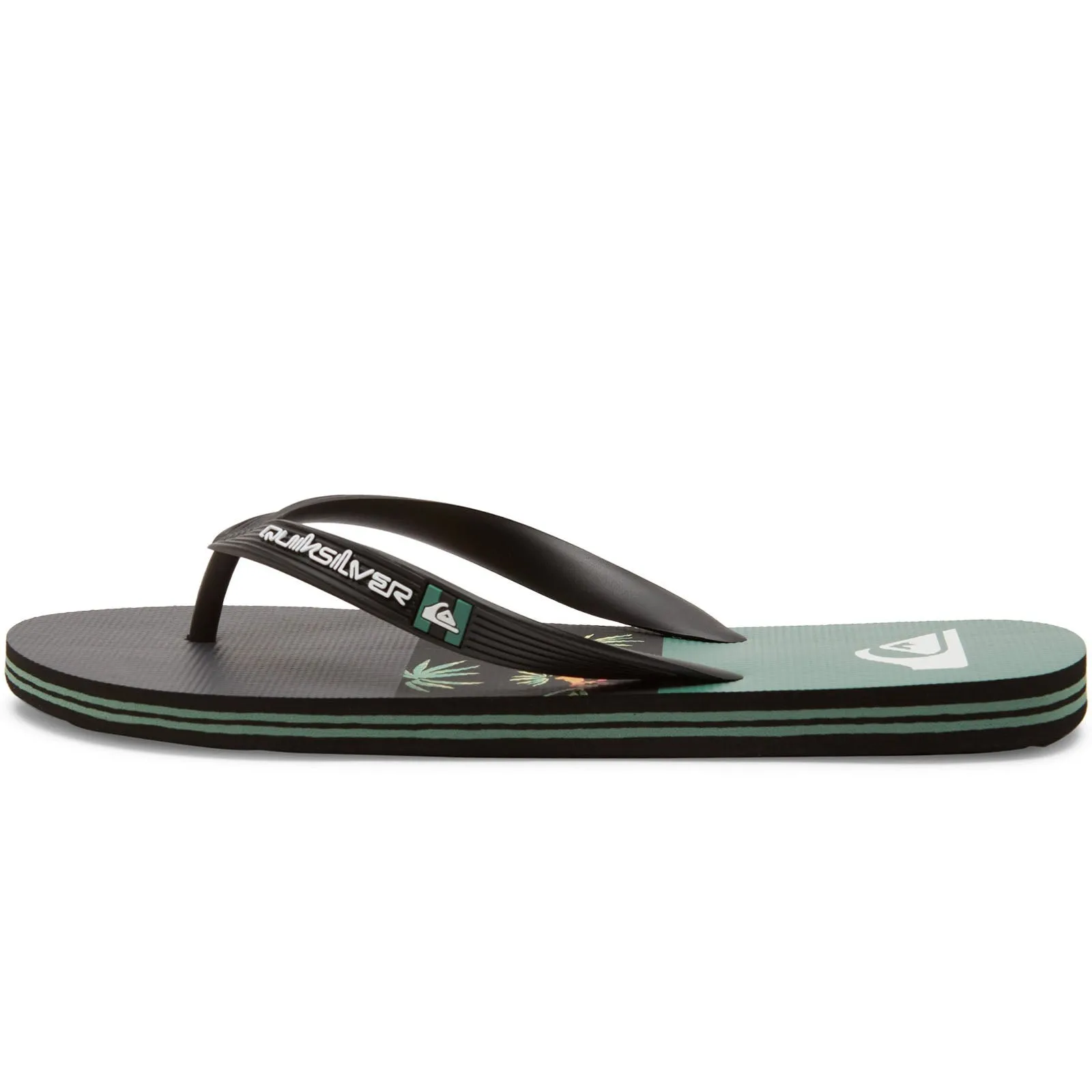 Quiksilver Mens Molokia Stripe Flip Flops