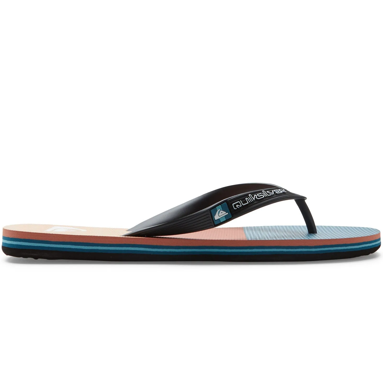 Quiksilver Mens Molokia Stripe Flip Flops