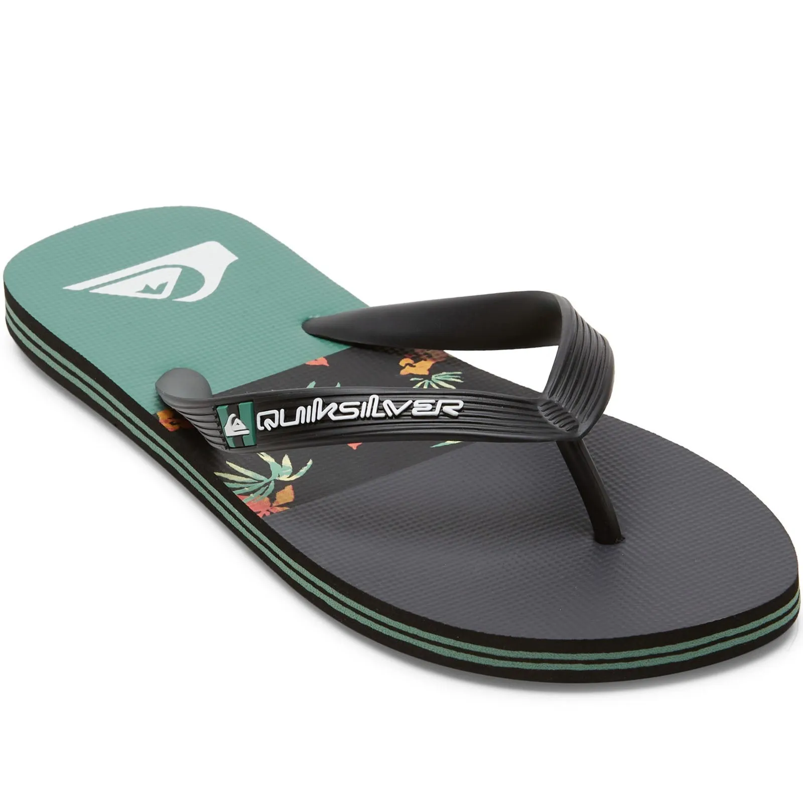 Quiksilver Mens Molokia Stripe Flip Flops