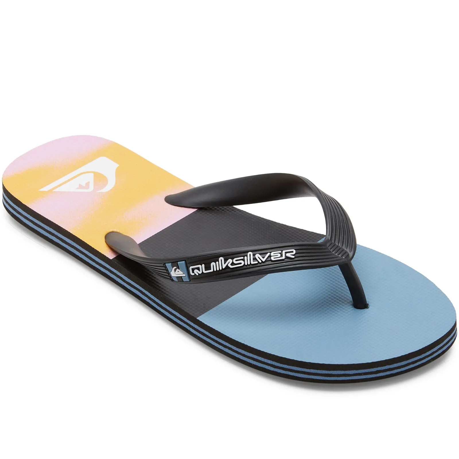 Quiksilver Mens Molokia Stripe Flip Flops