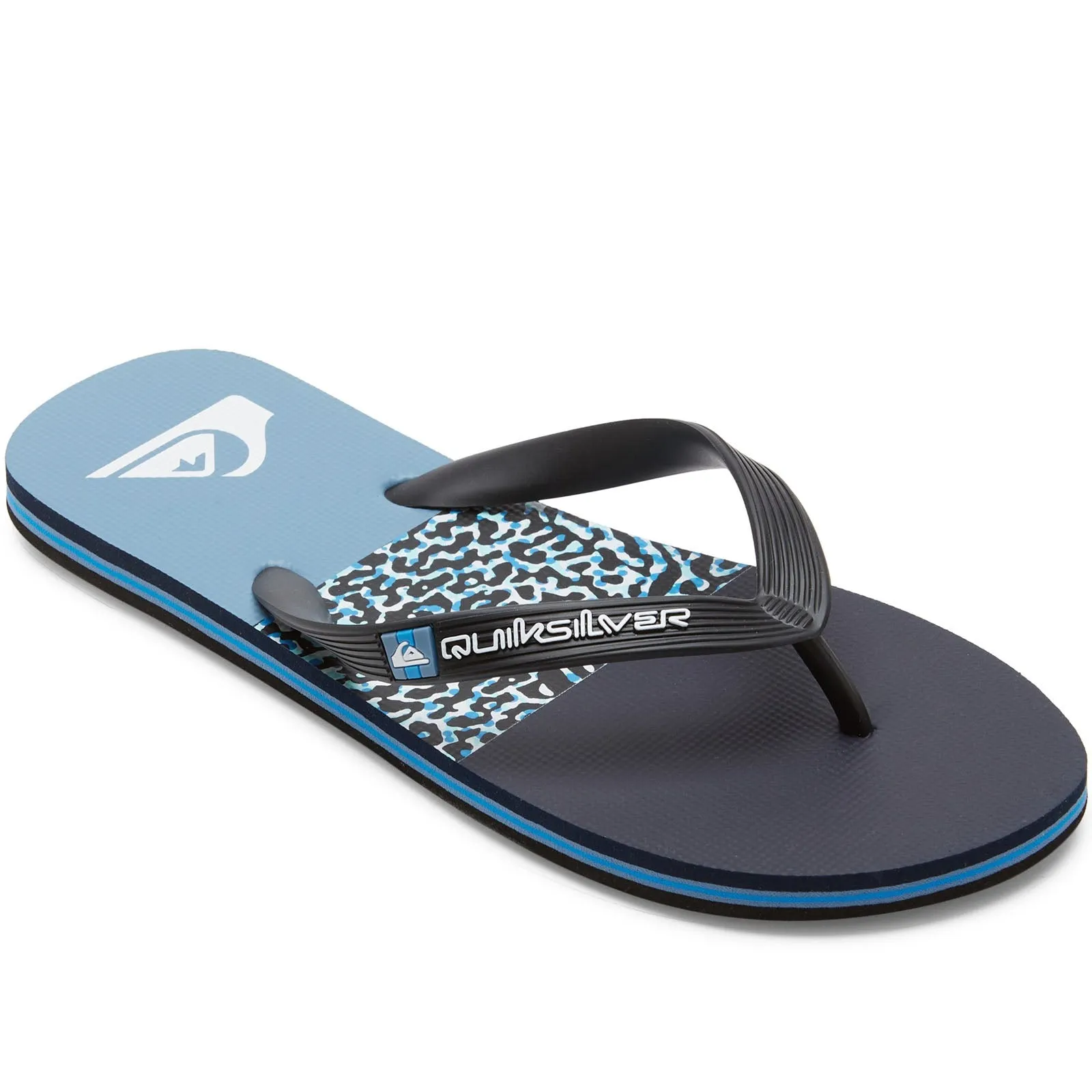 Quiksilver Mens Molokia Stripe Flip Flops