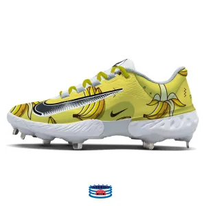 "Going Bananas" Nike Alpha Huarache Elite 4 Low Cleats