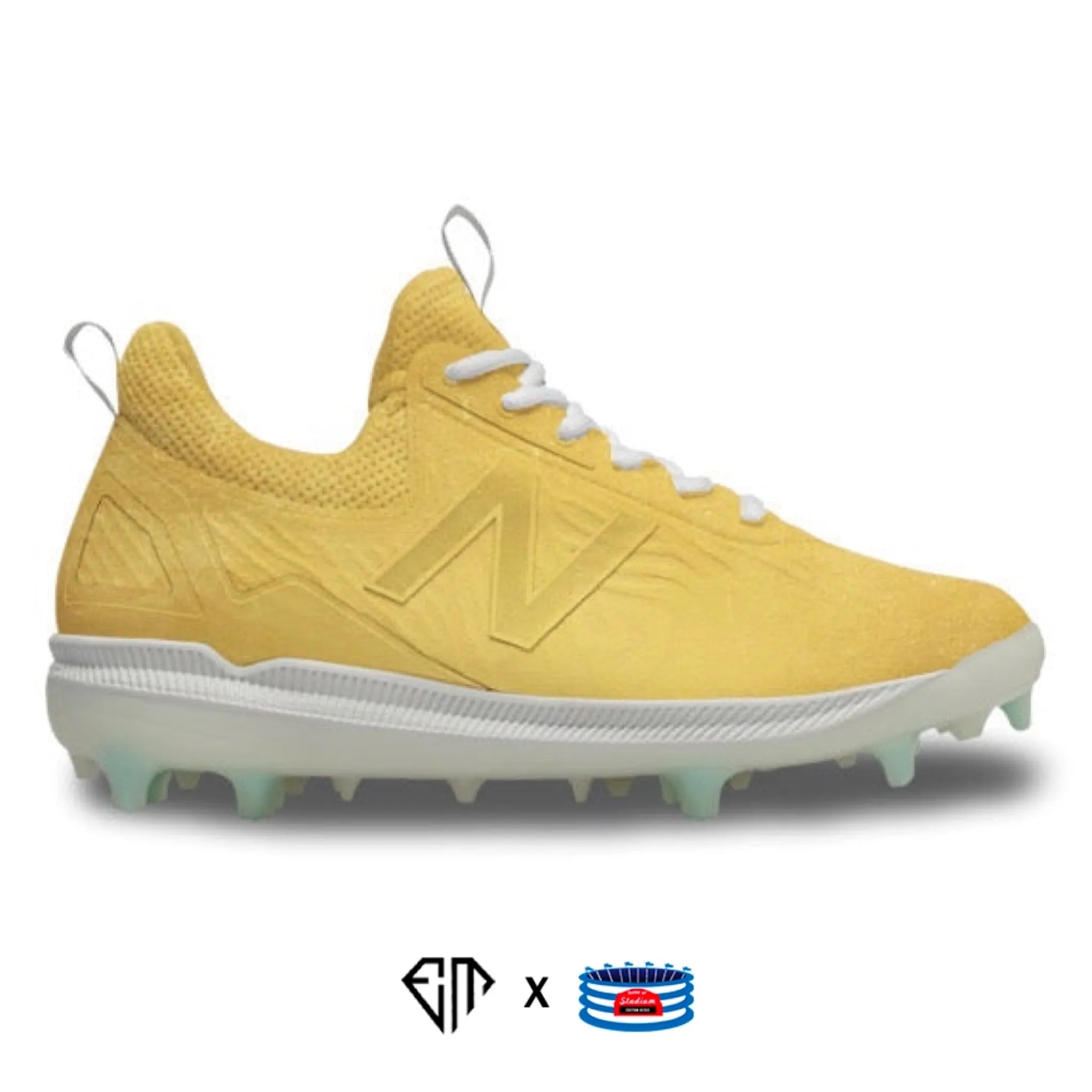 "Gold" New Balance FuelCell COMPv2 Cleats