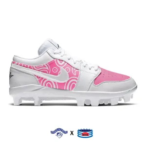 "Pink Paisley" Jordan 1 Retro Cleats