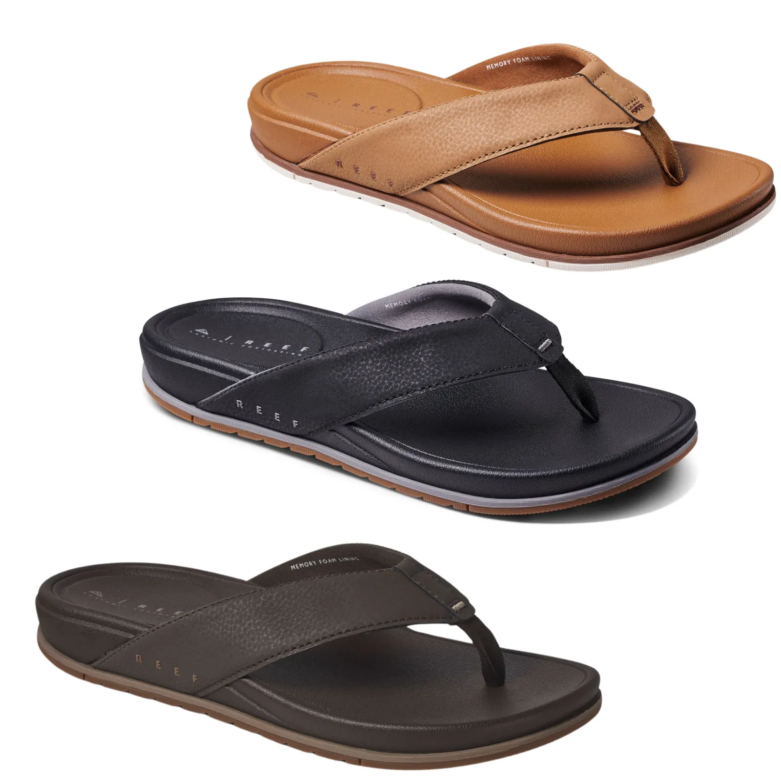 Reef Mens Cushion Bonzer Flip Flops