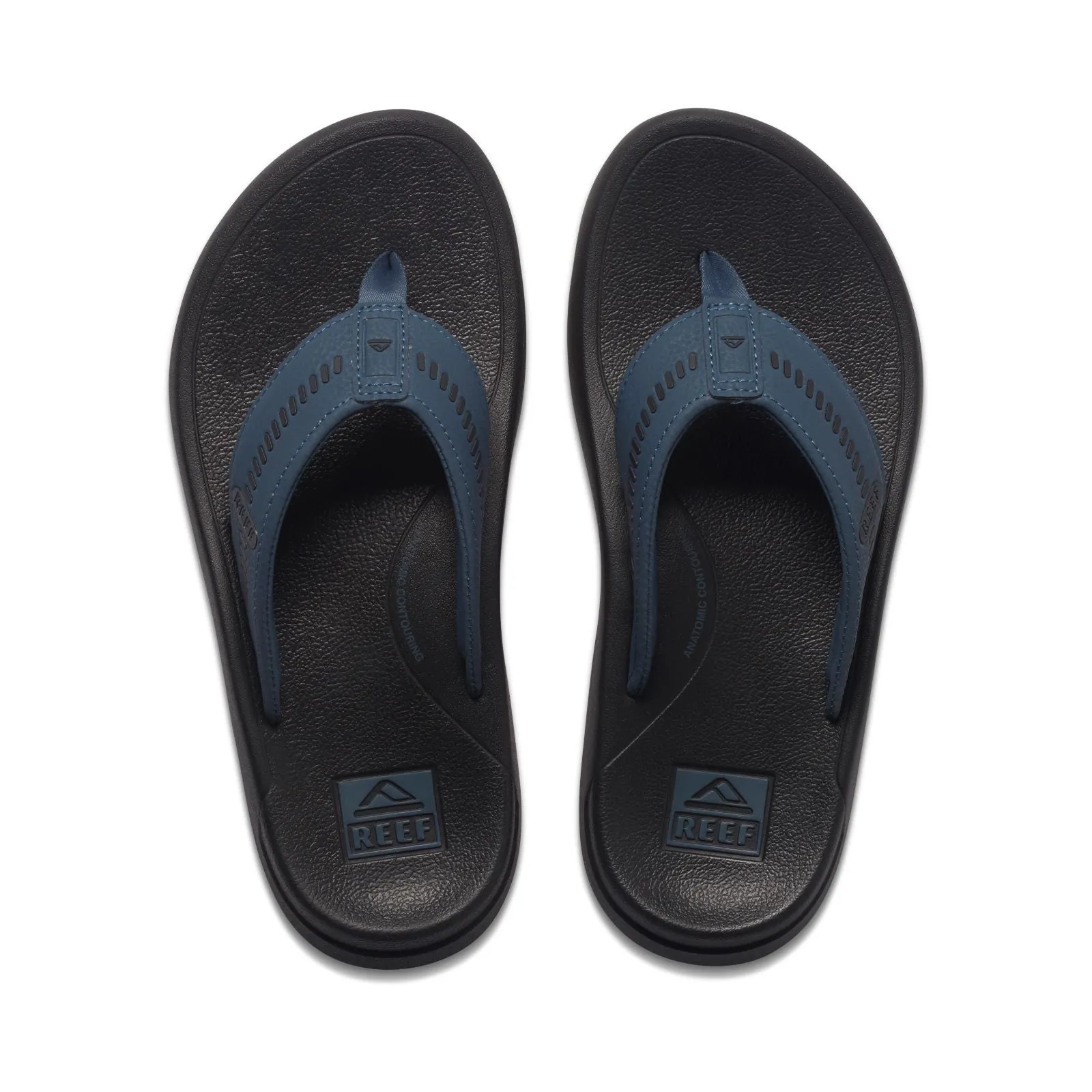 Reef Mens Swellsole Cruiser Cushioned Flip Flops Sandals - Orion Black