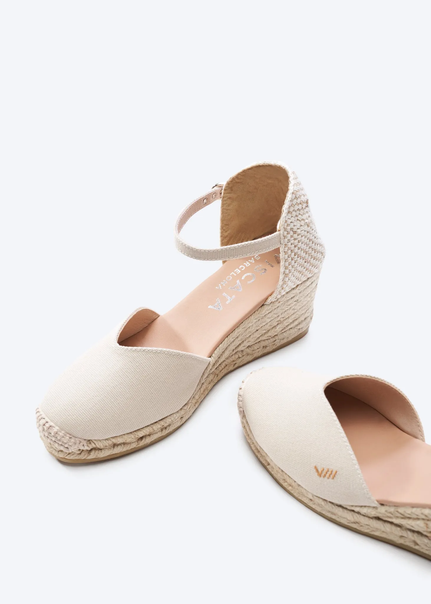 Reus Canvas Espadrille Wedges