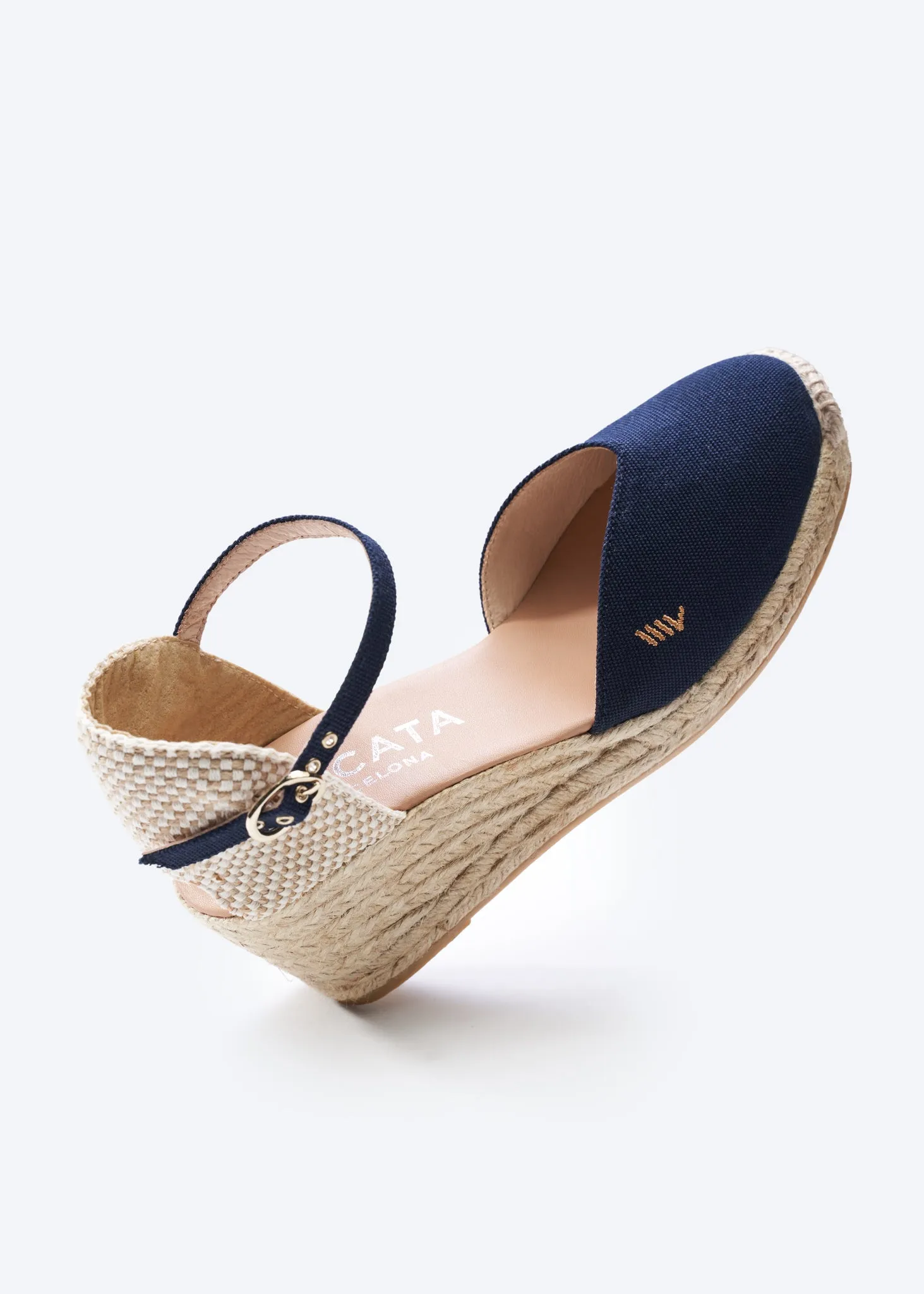 Reus Canvas Espadrille Wedges