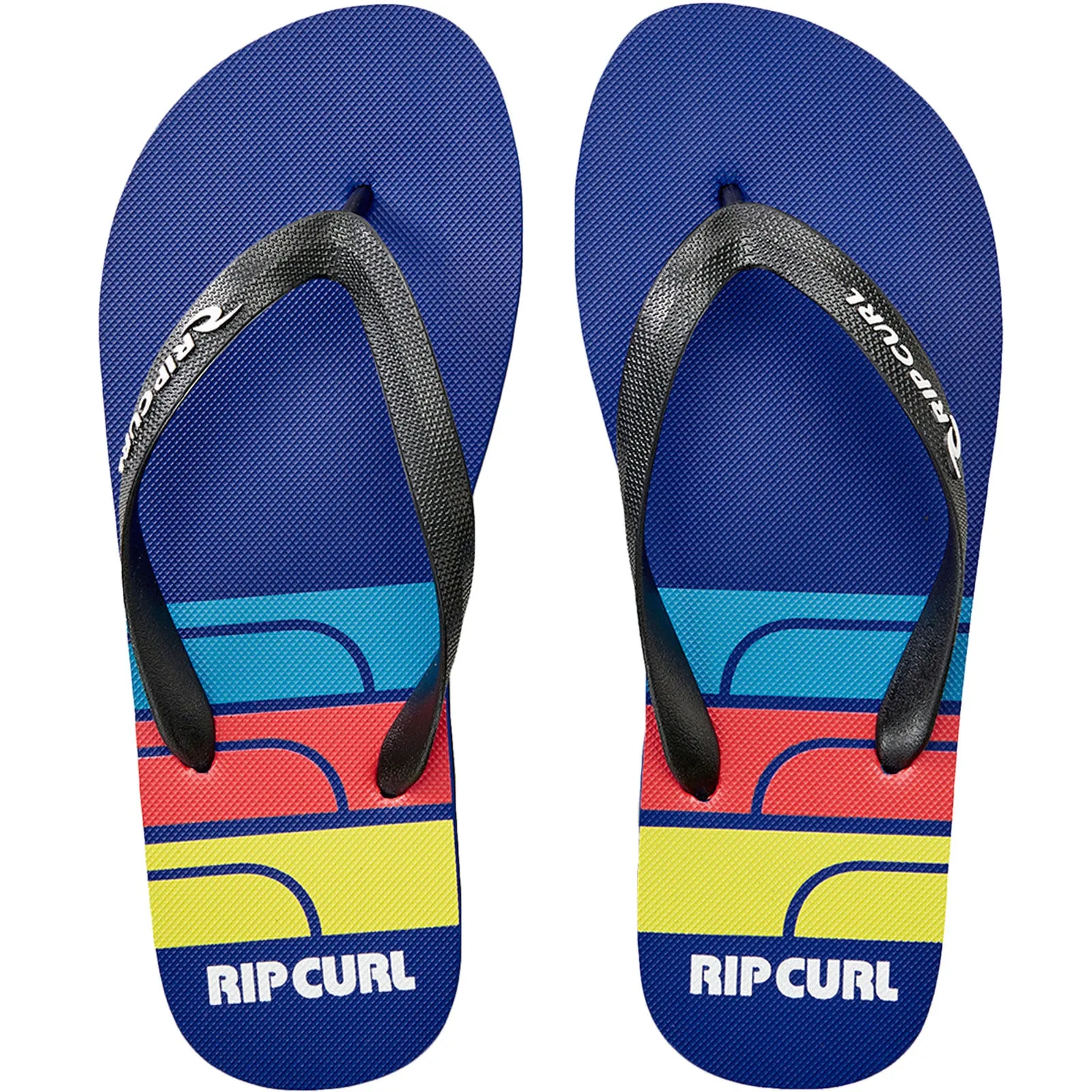 Rip Curl Mens Surf Revival Logo Open Toe Flip Flops