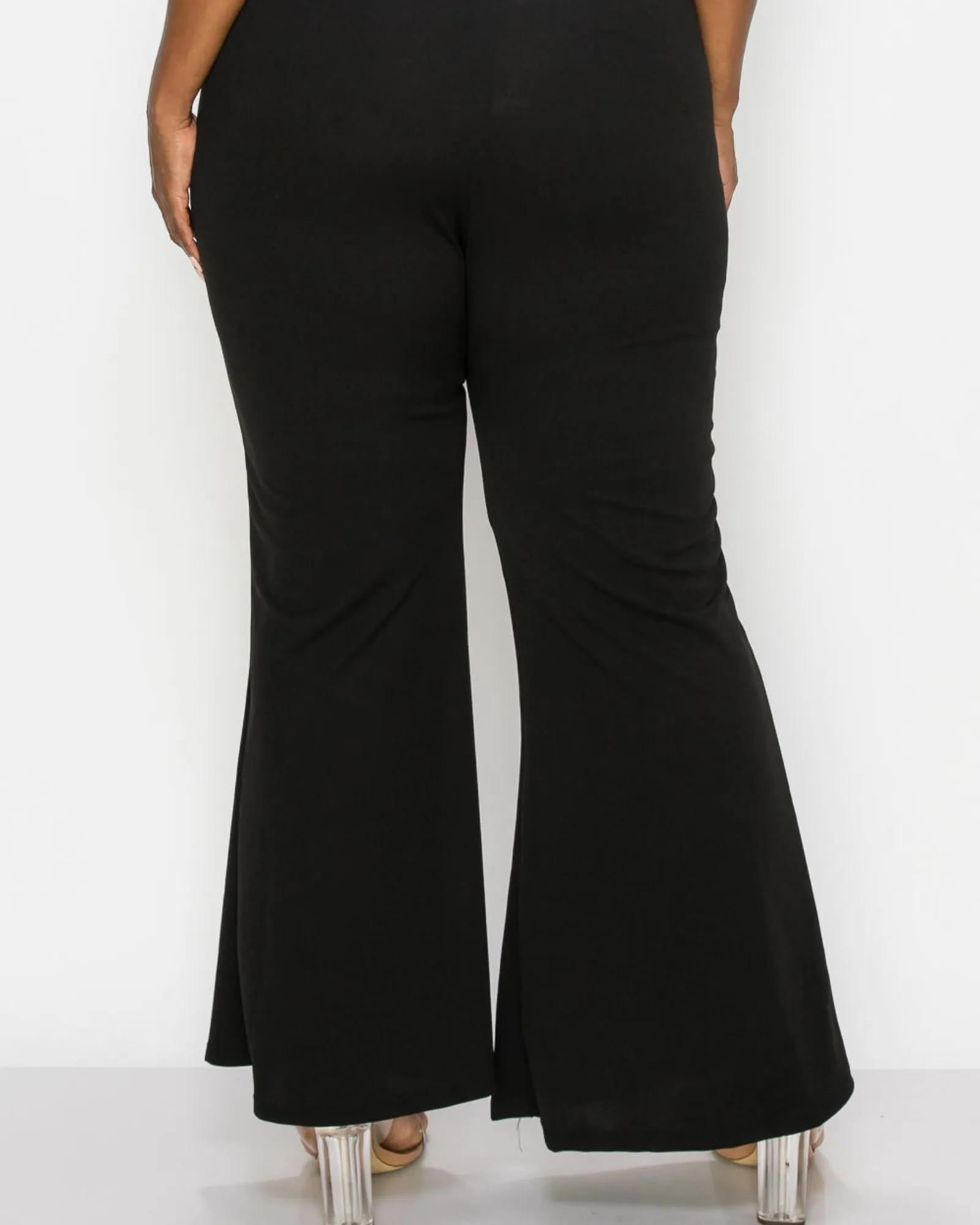 Ruth High Waisted Flare Pants | Black