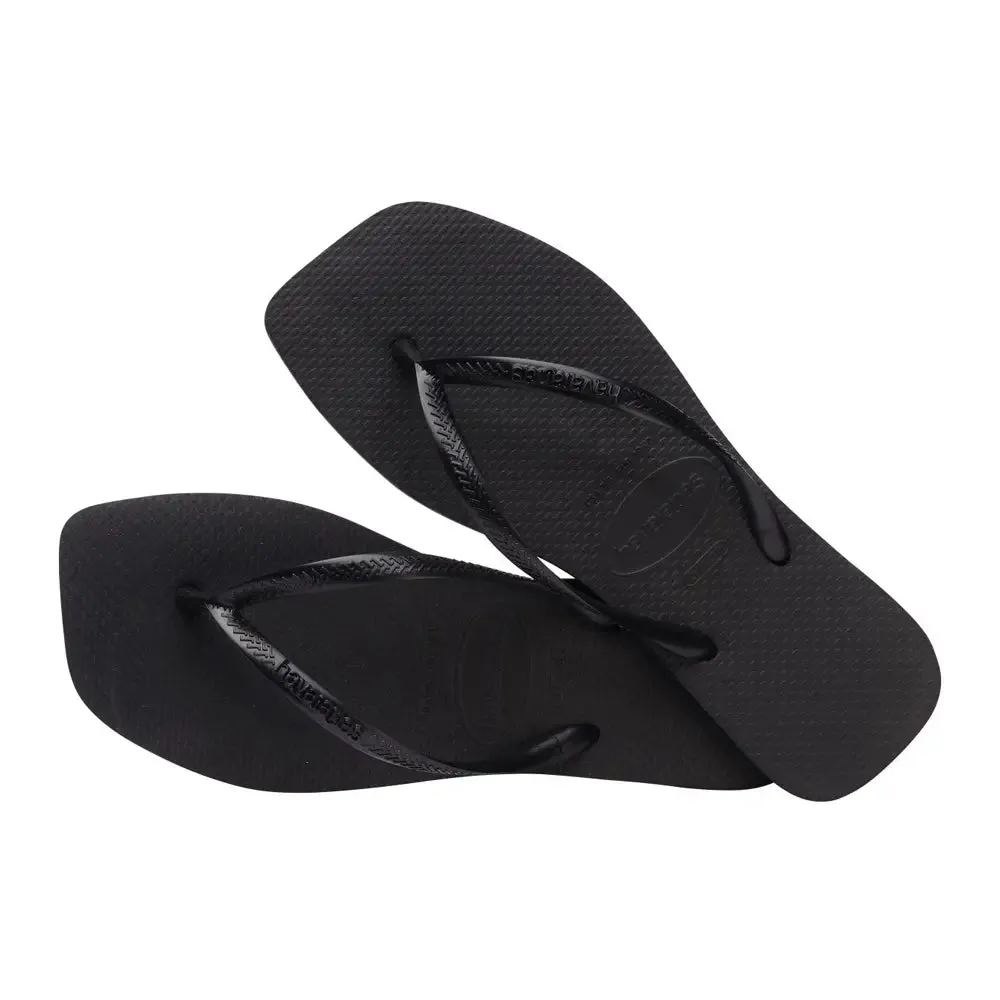 Slim Square Flip Flops