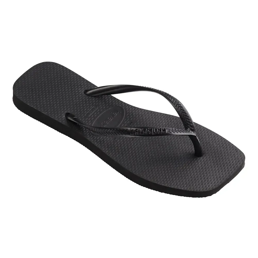 Slim Square Flip Flops