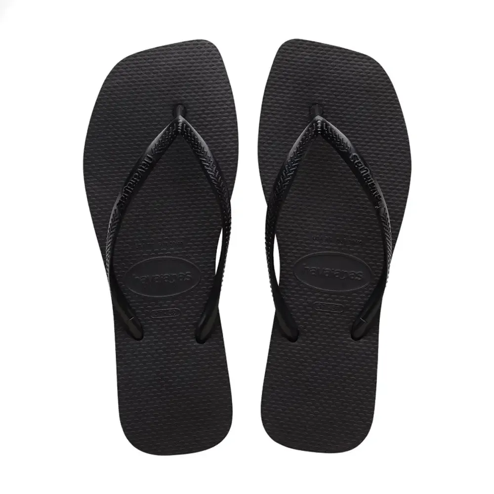 Slim Square Flip Flops