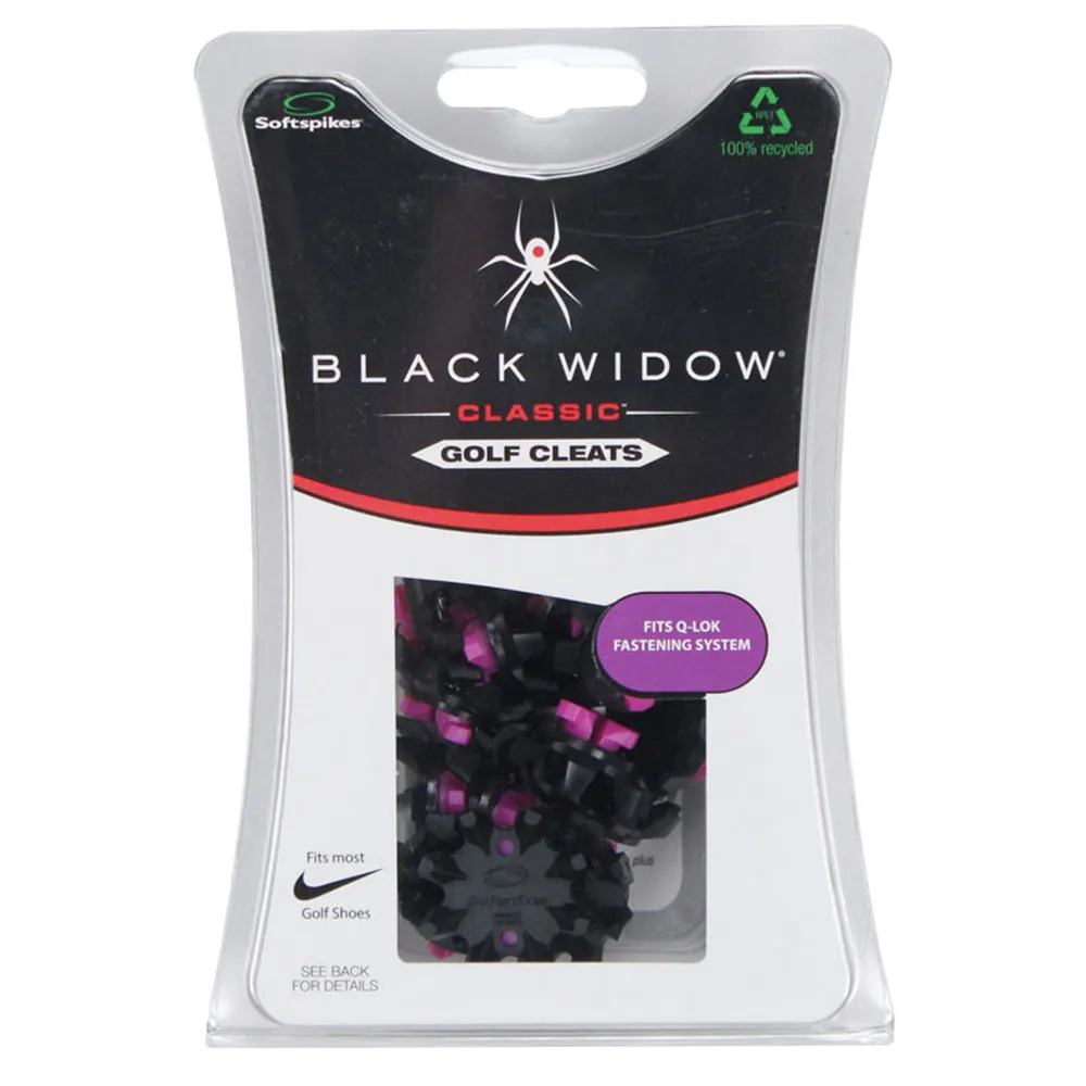 SoftSpikes Black Widow Fit Q Cleats