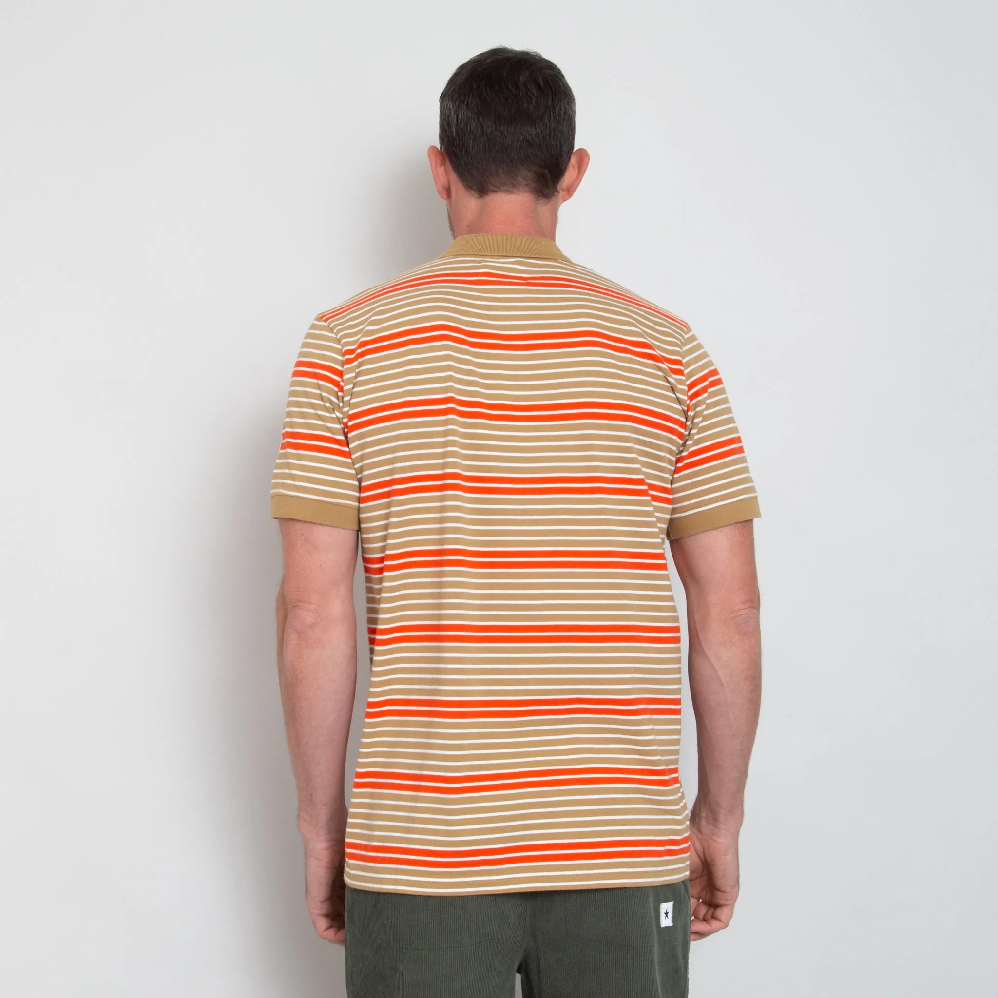 Sounder x Random Golf Club Monterey Polo - Tan