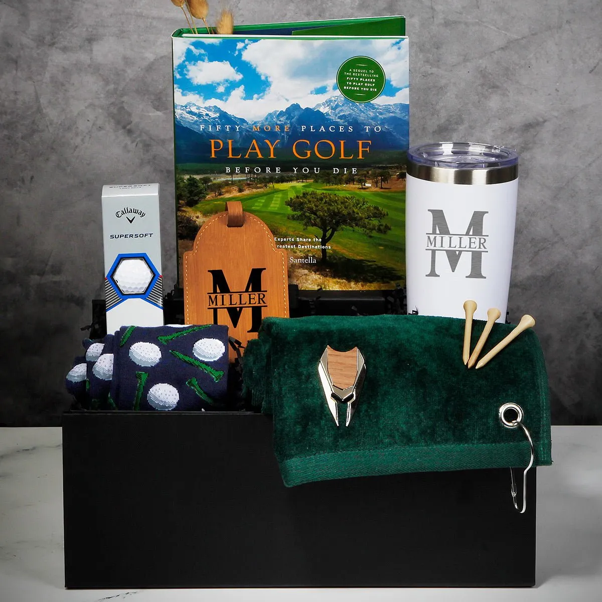 St. Andrews Golf Gift Basket  - Golf Accessories for Men