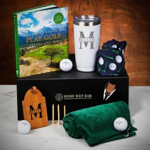 St. Andrews Golf Gift Basket  - Golf Accessories for Men