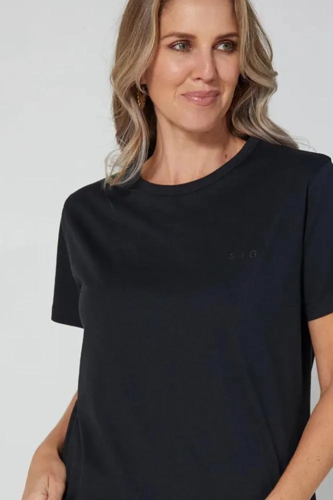 Stella and Gemma Ace Tee Black